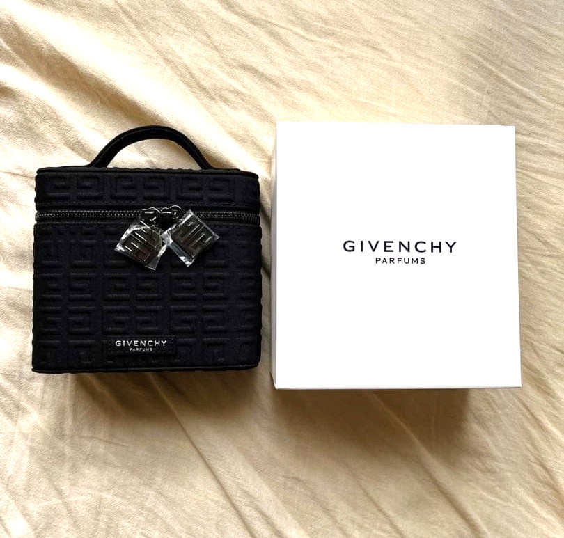 GIVENCHY Novelty Vanity Bag Black Mini 13cm x 14cm x 6cm