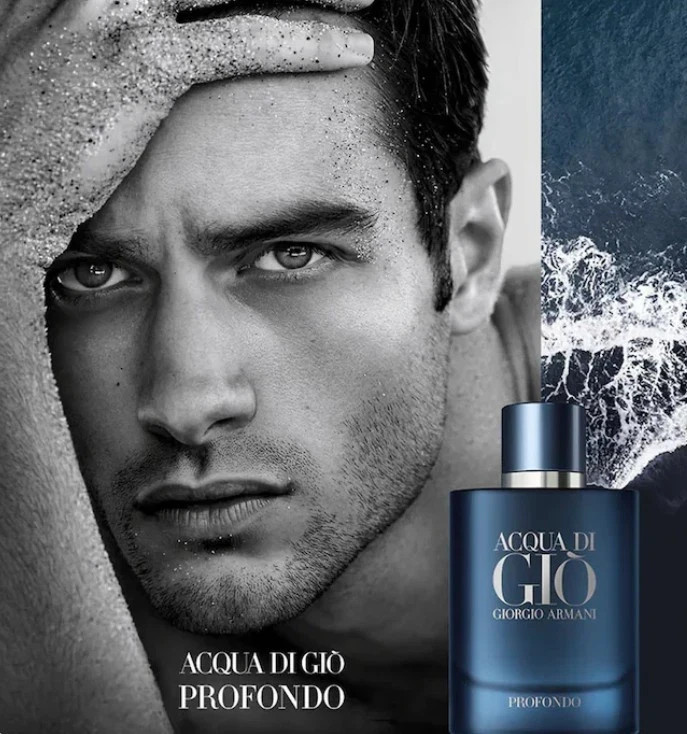 Giorgio Armani Acqua di Giò Profondo 3.4 oz Eau de Parfum Spray for Men With Box