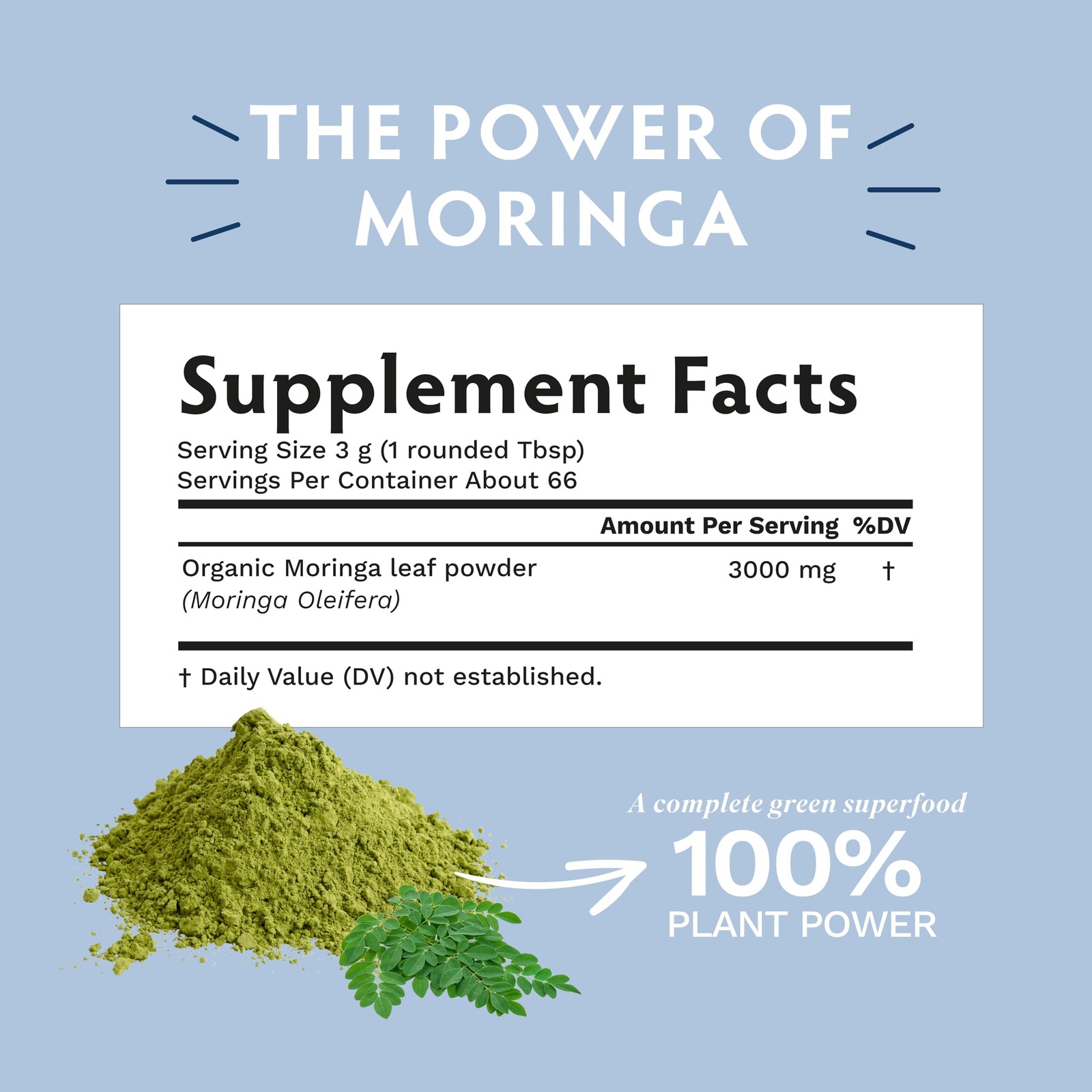 Tribe Organics Organic Moringa Oleifera Powder For Energy Joints –