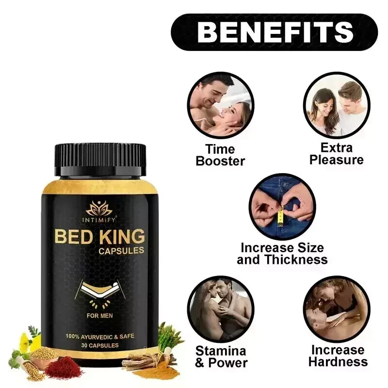 NEW . 30 Powerful Capsules . Works In 10 Minutes. 100% Money Back Guaranteed….