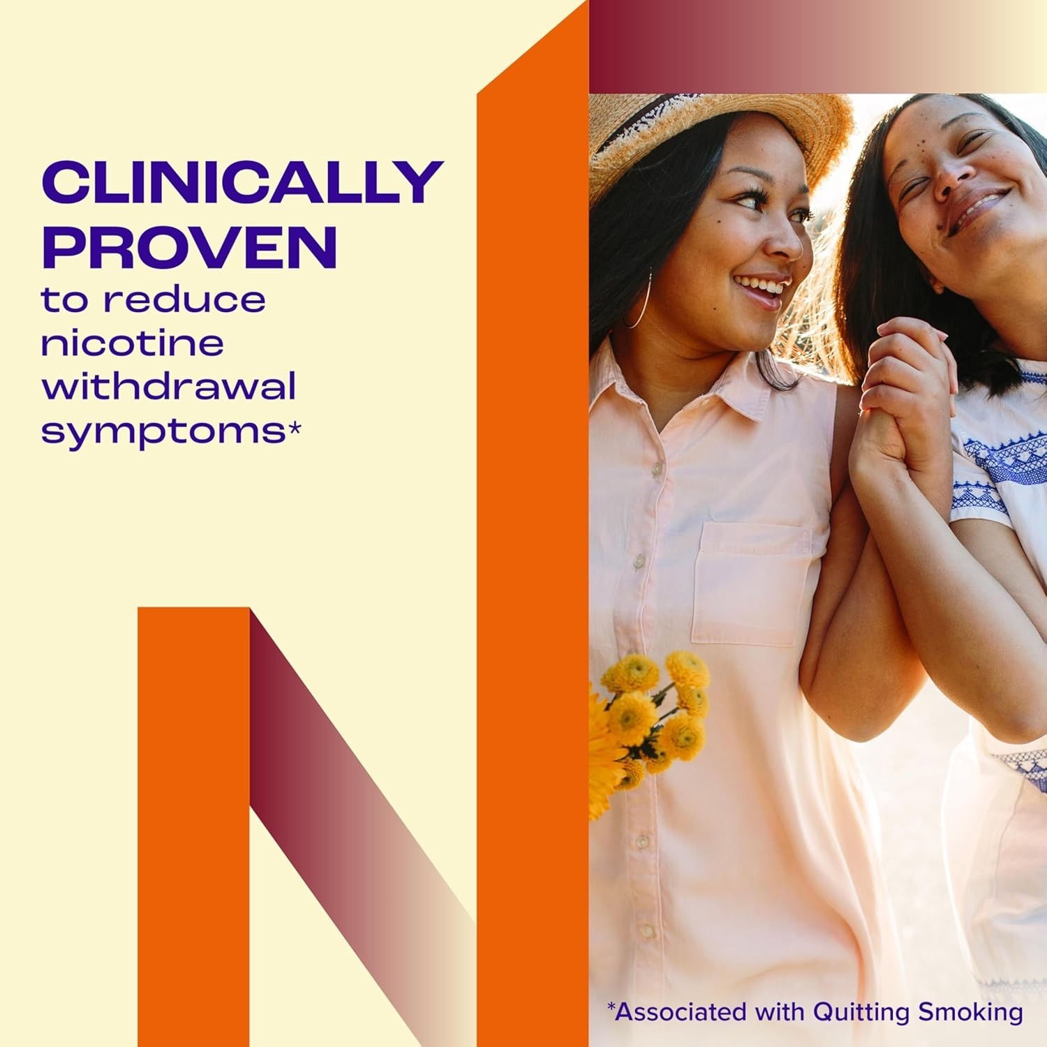 Nicorette Nicotine Gum Stop Smoking Aid 2 mg Fruit Chill Flavor – 200 Count