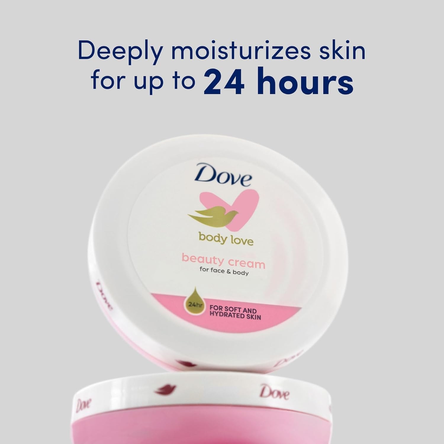 4 X Dove Body Love Beauty Cream 2.53 Fl Oz/75 ML