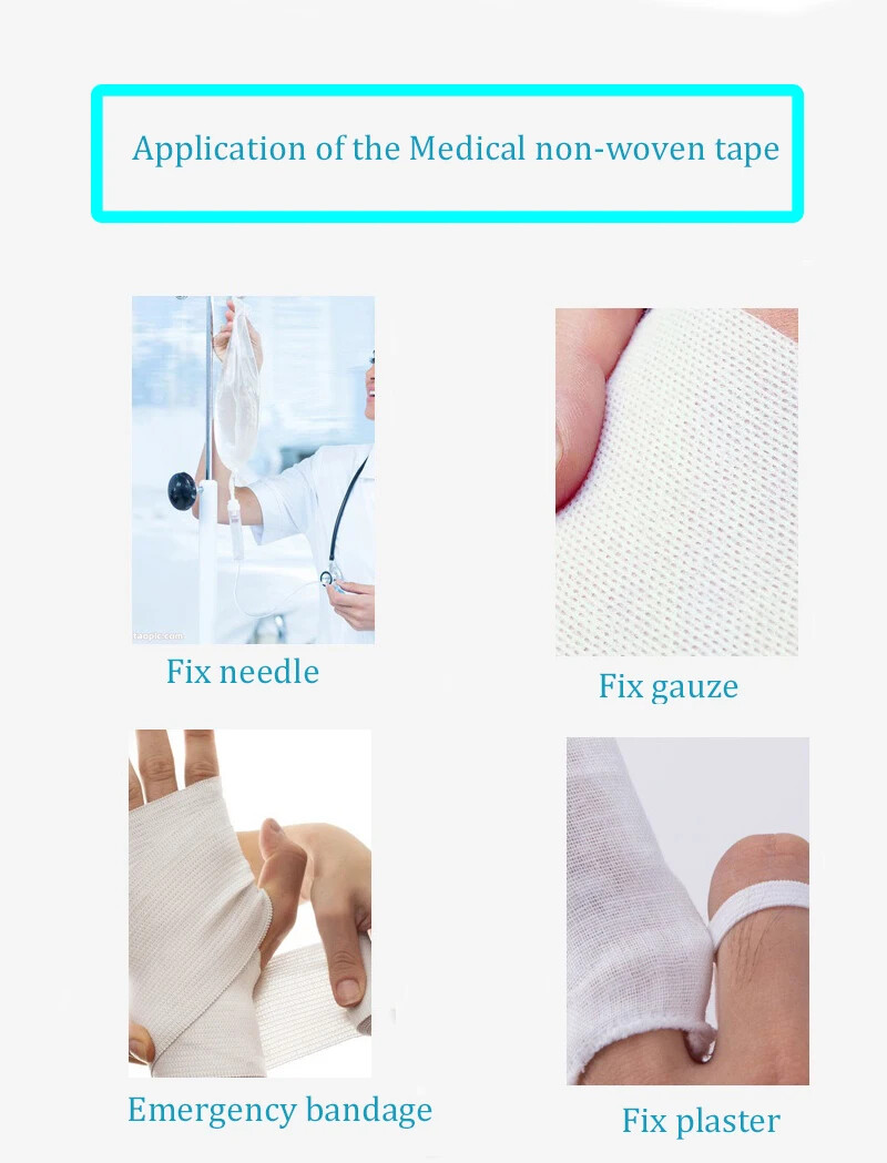 Medical Non-woven Tape for Plaster and Wound Dressing Fixation Adhesive Tape New