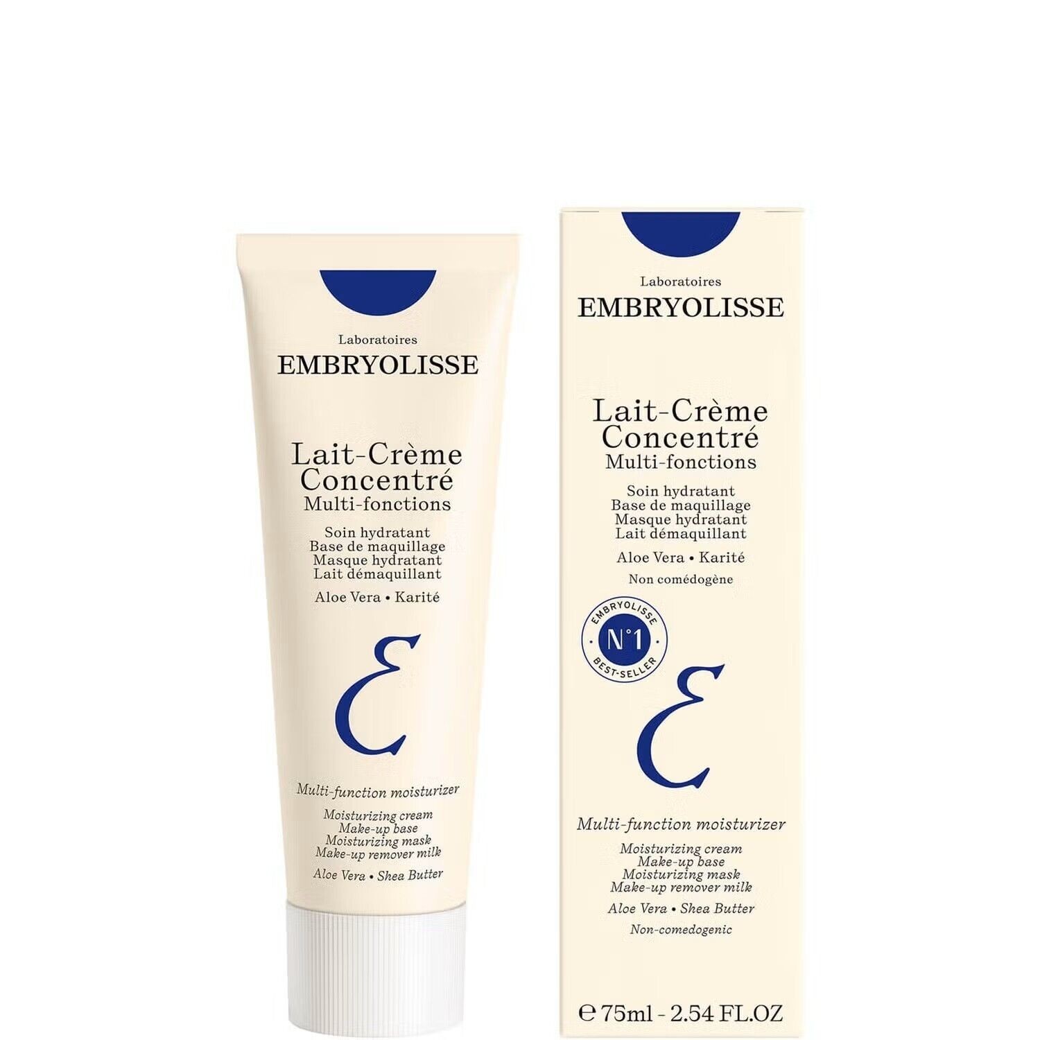2PC Embryolisse Lait-Crème Concentré Multifunction Moisturizer Cream 75ml 2.54oz