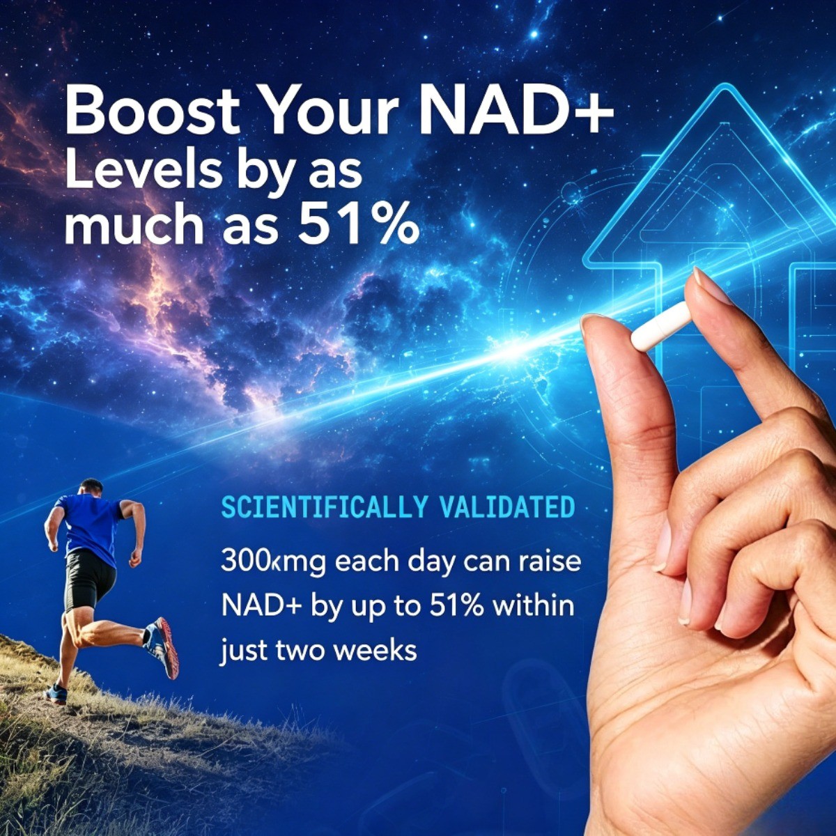 TRU NIAGEN NAD Booster,90 Capsules, Supports Brain Health & Anti-Aging