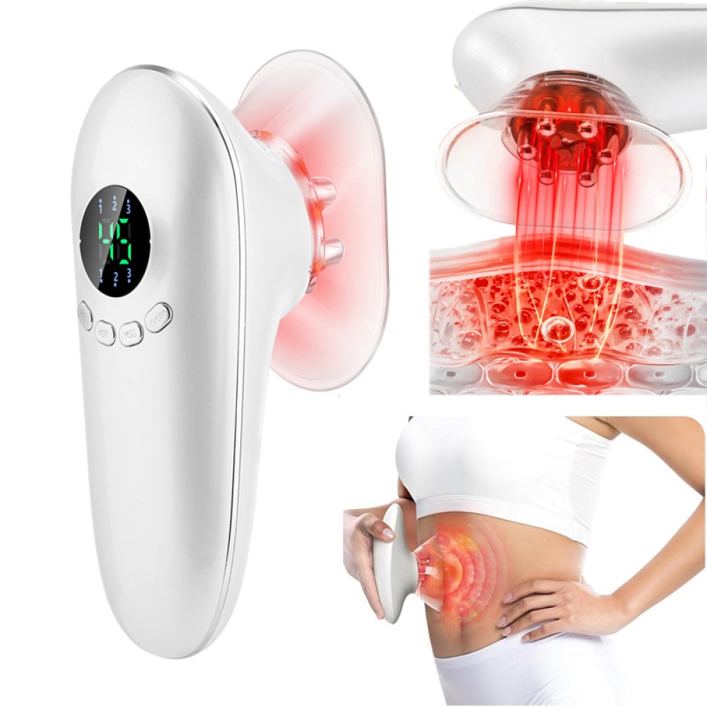 3-in-1 Body Sculpting Machine –Cellulite Massager w/ Cupping, EMS, Light Therapy