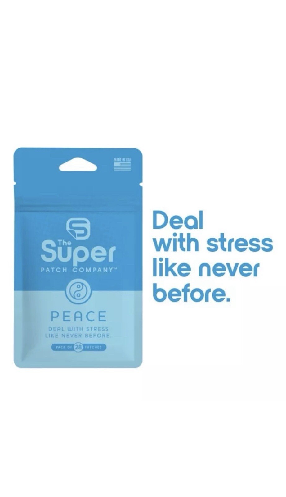 The Super Patch NEW 2.0 The Liberty Patch Pack of 30 Patches”Feel Stable Steady”