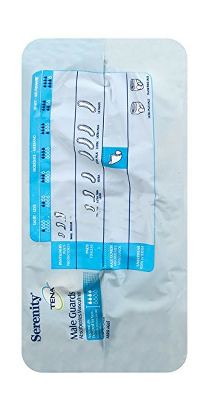 TENA Male Guards 20CT PRI (3 Pack) 20 Count (Pack of 3) pack of 3, 60 total
