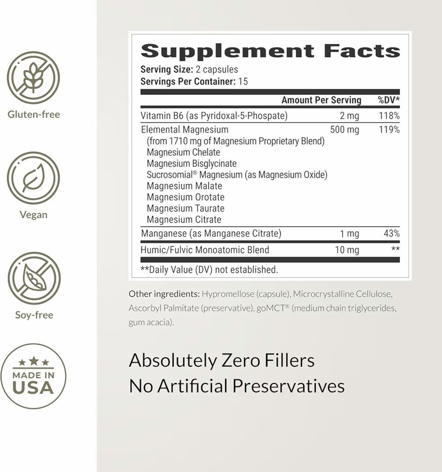 Bioptimizers Magnesium Breakthrough all 7 essential forms, 60 -capsules
