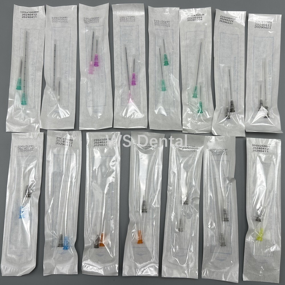 Newest Micro Cannula with Puncture,Blunt Tip for Filler 18g/22g/23g/25g/27g/30g
