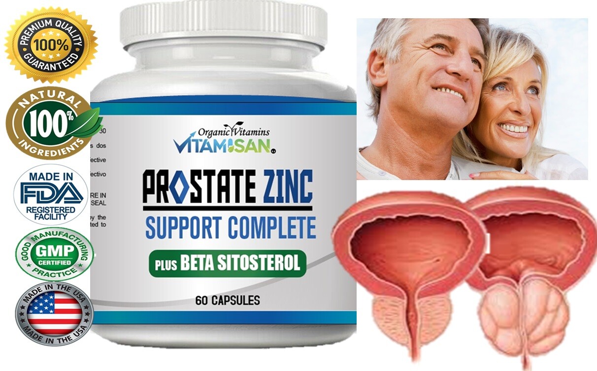 3 Prostate Supplement Urinary Support Capsules prostate zinc Saw Palmetto