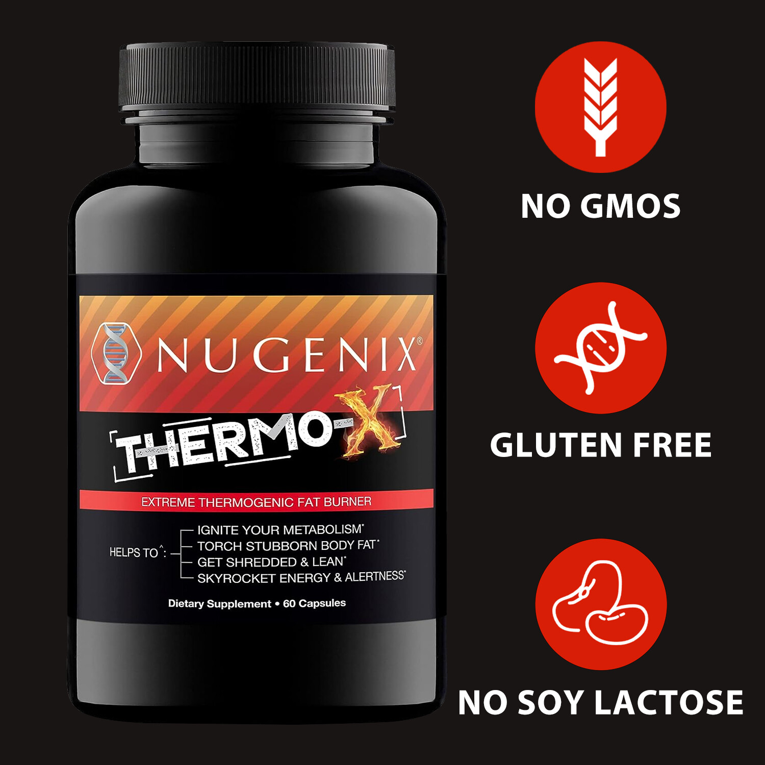 NUGENIX THERMO-X – Metabolic Accelerator, Men’s Thermo Fat Burner, Weight Loss