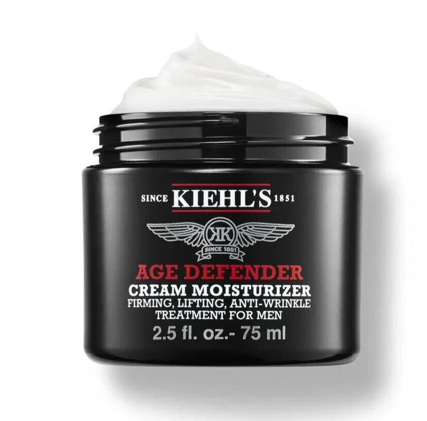 Kiehl’s Age Defender Cream Moisturizer 2.5 Oz 75 mL Full Size Lifting Firming