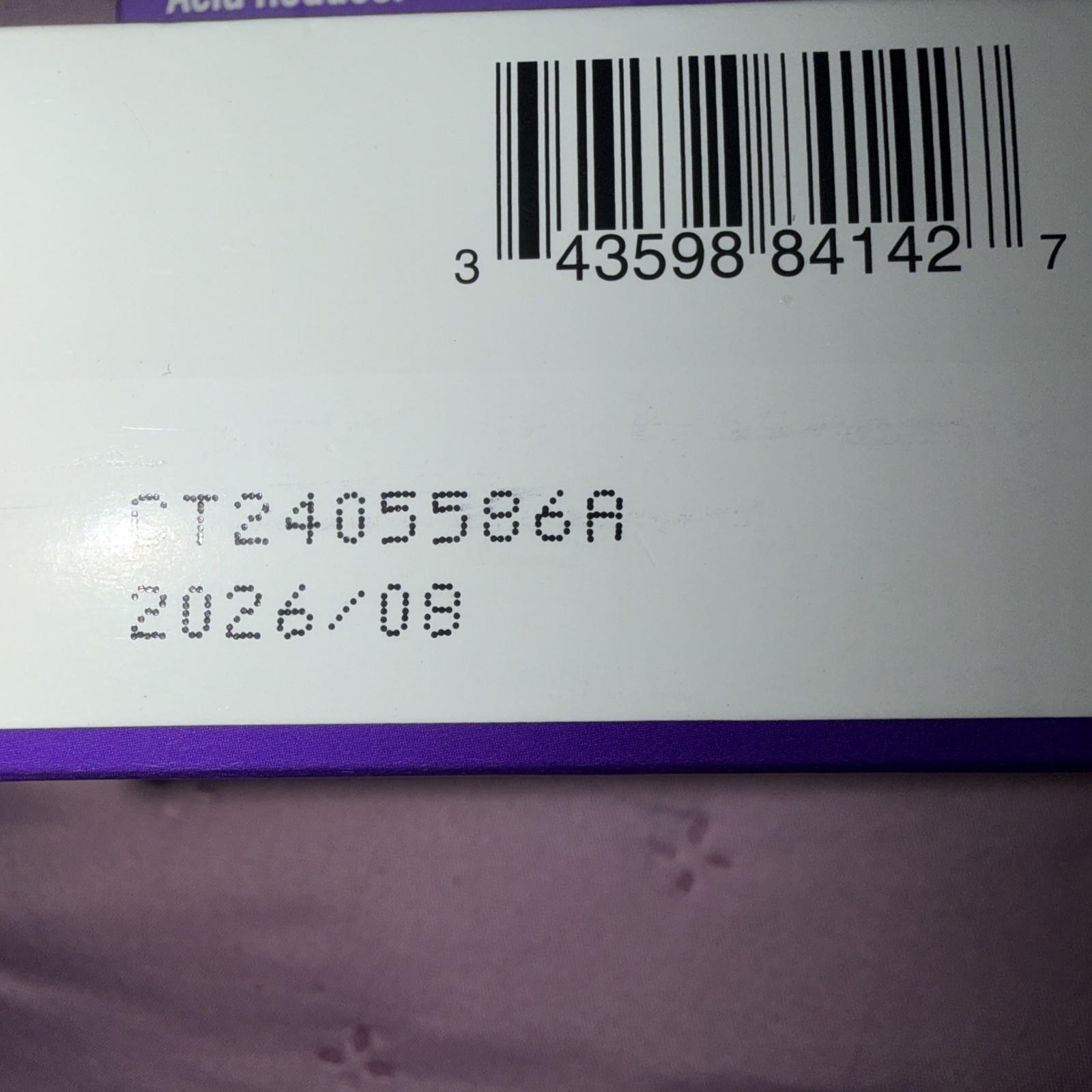 2 Boxes Omeprazole 20 Mg 42 Delayed-Release Acid Reducer Capsules Exp 08/2026