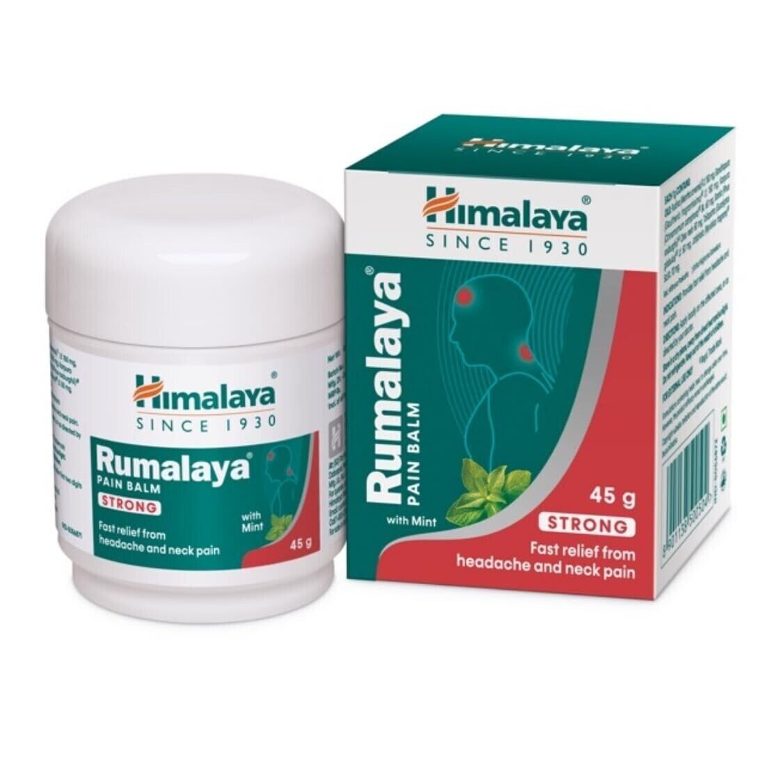 6 Pack X Himalaya PAIN BALM MINT Fast Relief from Headaches, 45 GMS, FREE SHIP