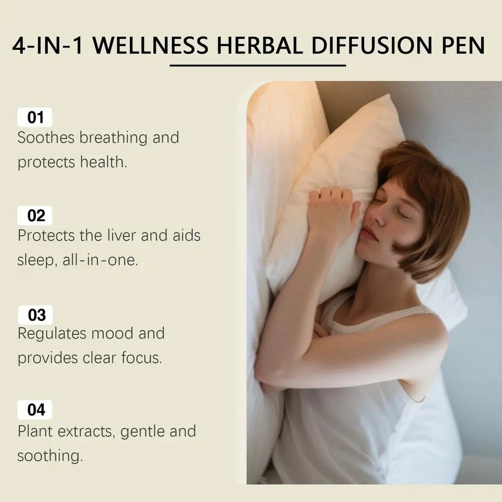 4X Natural Herbal Diffuser with Mullein Thyme Mint for Lung Health and Fresh Air