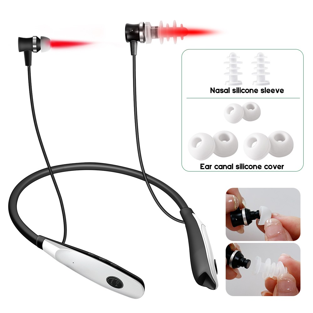NEW Earplug 650NM Laser Therapy For Ear And Nose Tinnitus & Rhinitis Relief