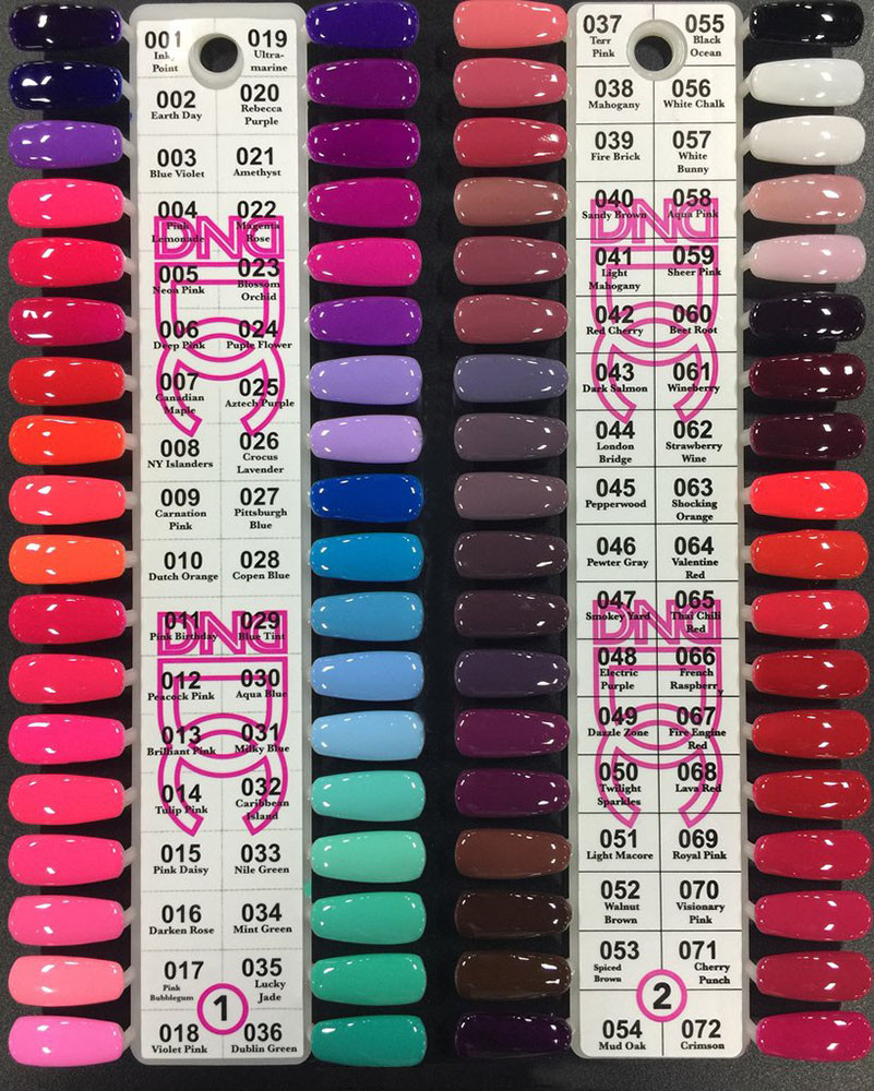 DND DC 001-144 Soak Off Gel Polish + Matching Nail Lacquer (Pick your colors)