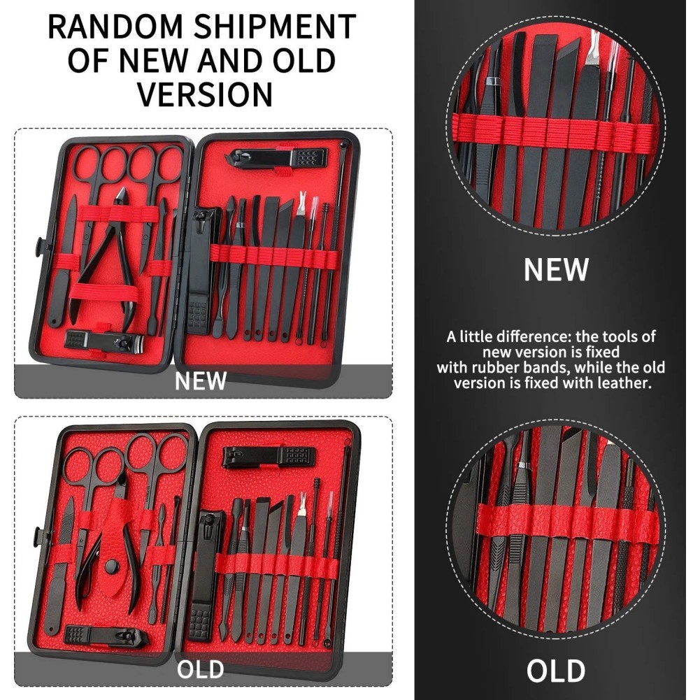 18-Piece Nail Clippers Trimming Tool Set Manicure Set Pedicure Kit Nail Clippers