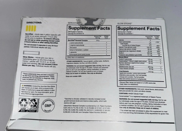 SeroVital Reverse The Signs of Aging Dietary Supplement – 120 Capsules