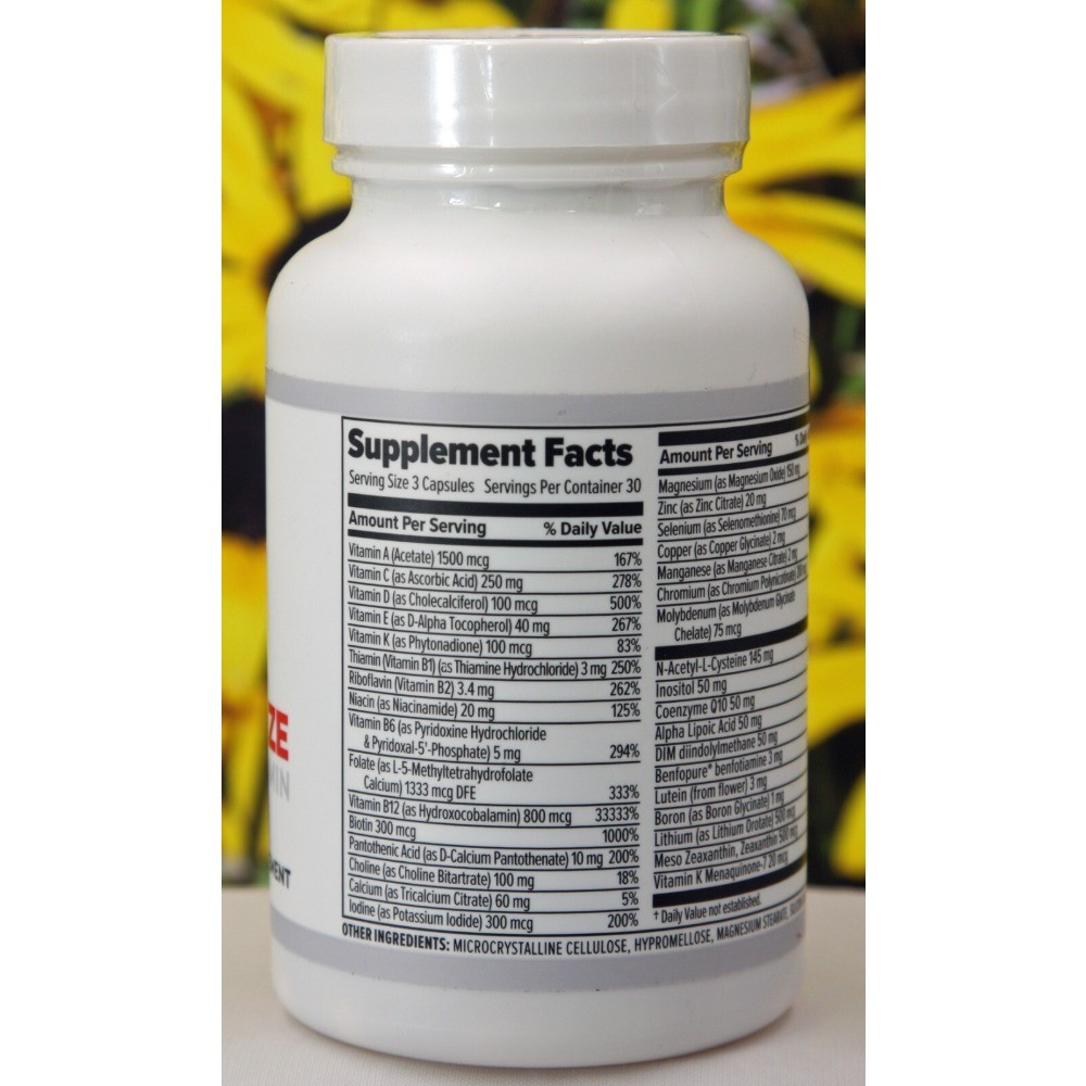 10X Health Optimize Methylated Multivitamin, for Men & Women, 90 Capsules