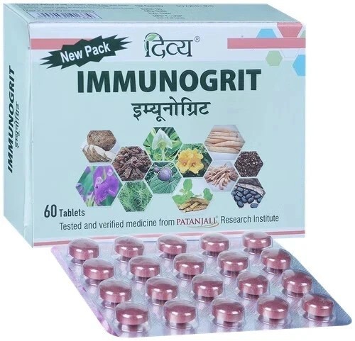 IMMUNOGRIT Tablets (60tab) Herbal Ayurvedic Immunity Wellness