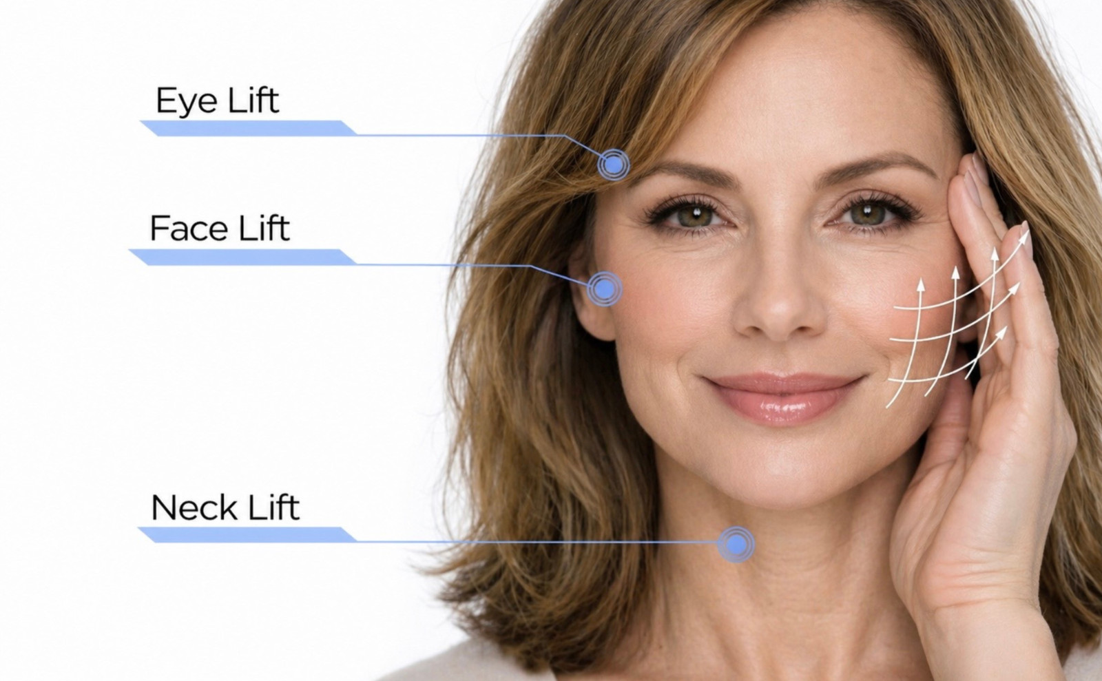 120 Tapes & Bands Instant Face, Neck & Eye Lift (Light & Dark Hair) Secret Lift