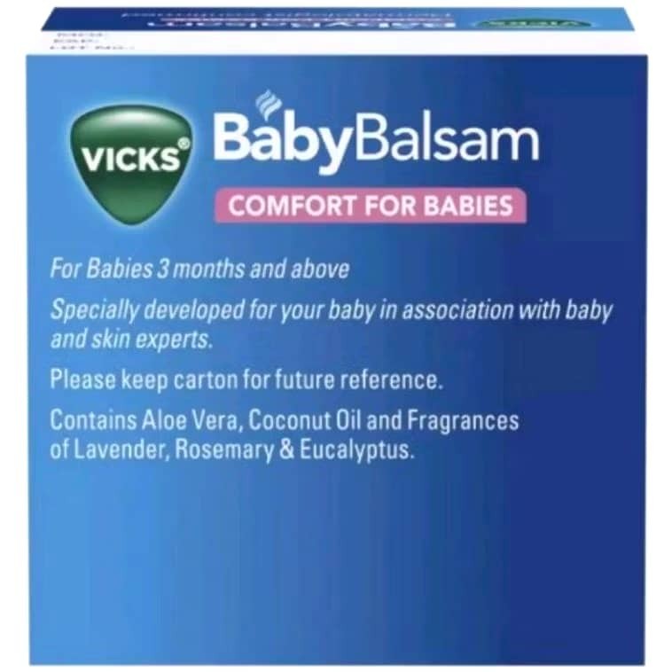 Vicks Baby Balsam 50g Moisturizing Soothing Baby Care FREE EXPRESS SHIPPING