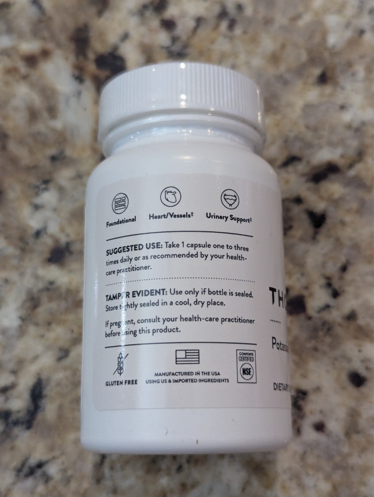 Thorne Potassium Citrate Supplement 90 capsules exp: 11/2028