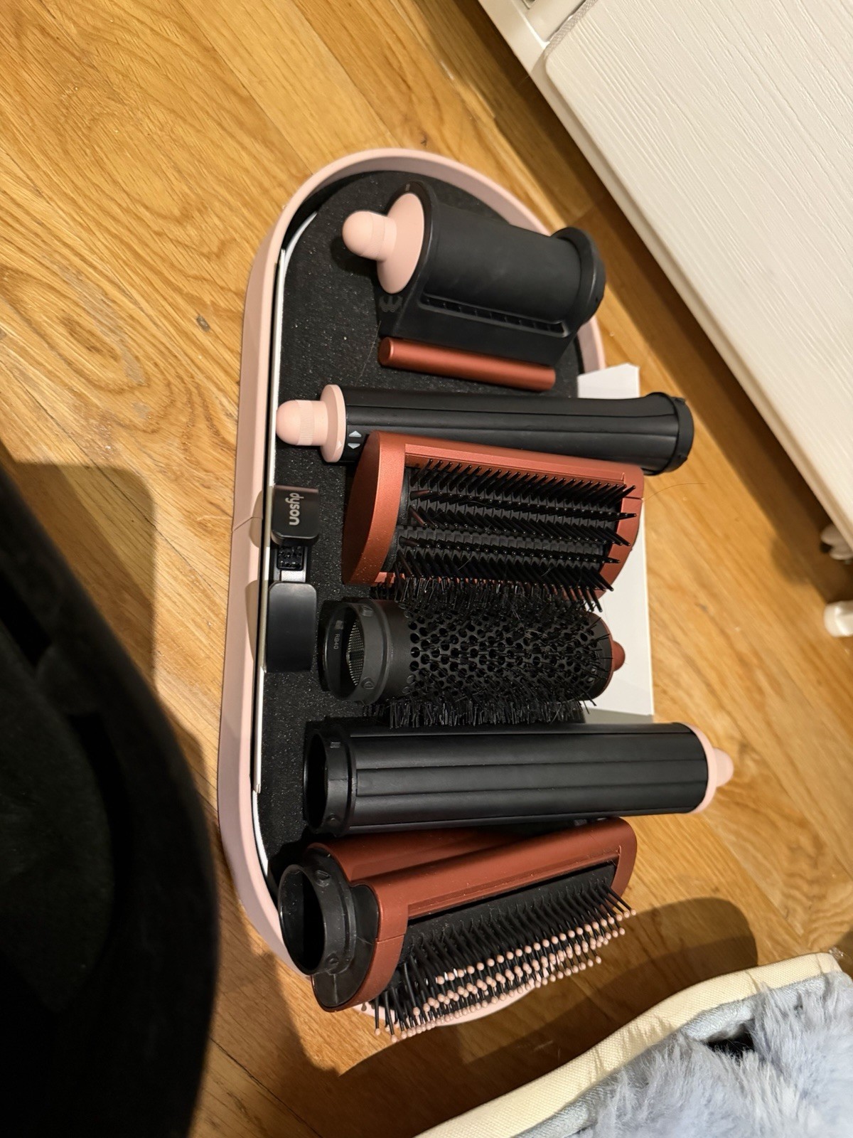 Dyson Airwrap i.d. Multi-Styler Dryer 1.6in Barrel Attachments Black Pink