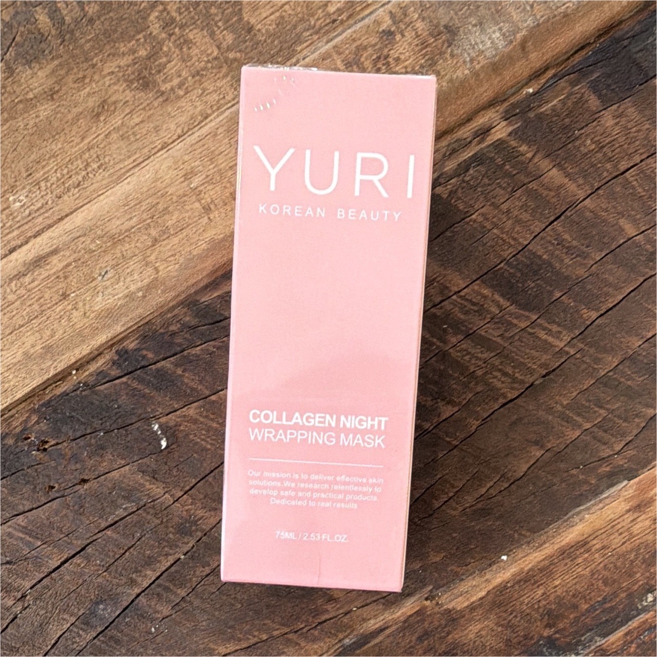 YURI Korean Beauty Collagen Night Mask 75 mL/2.53 fl oz Niacinamide EXP 05/2029