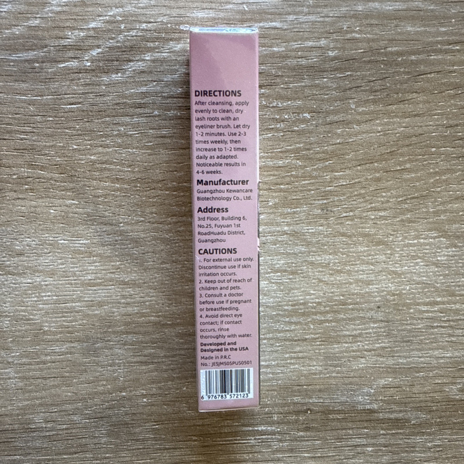 Lash Growth Serum 5ml – Longer Fuller Thicker Lashes & Brows, Vegan