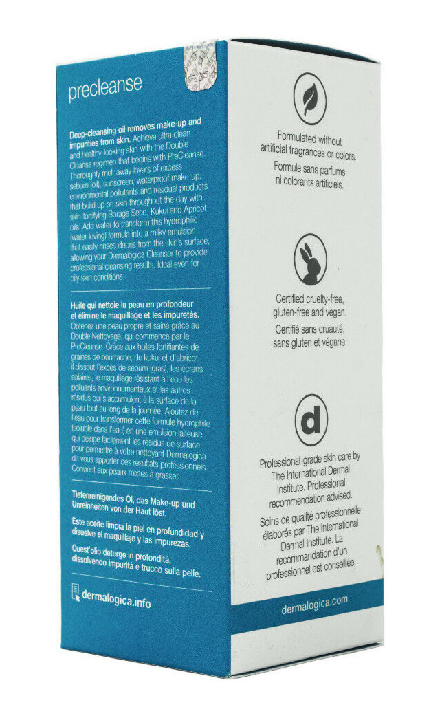 Dermalogica Precleanse 5.1 fl oz / 150 ml Daily Skin Health *New In Box*