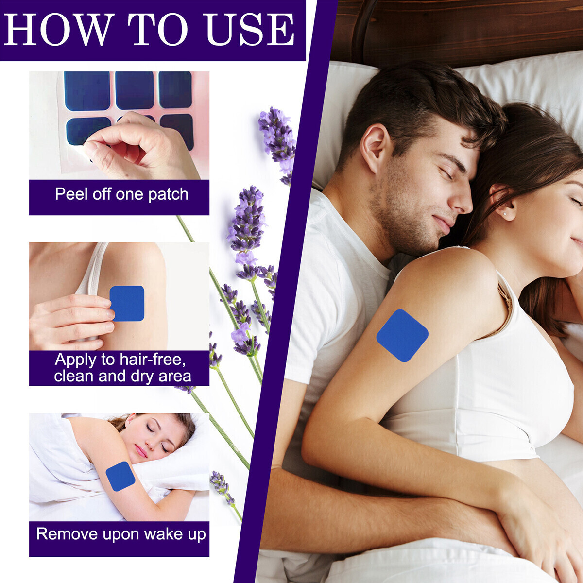 60PCS Sleep Patches Sleep Patch for Adults Easy to Apply Natural Herbal Patch US