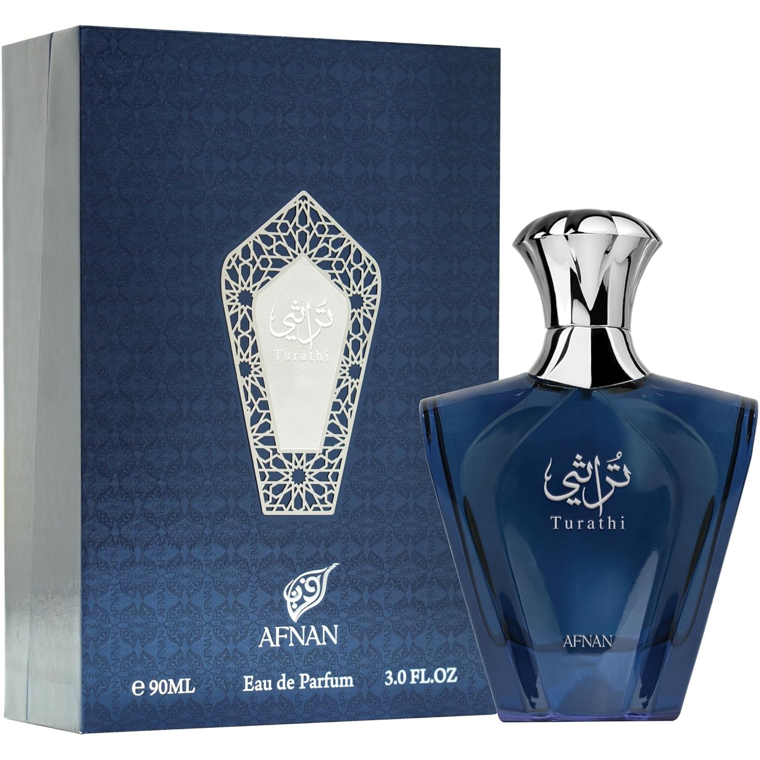Turathi Blue Eau de Parfum Spray for Men, 3.0 Fl. Oz
