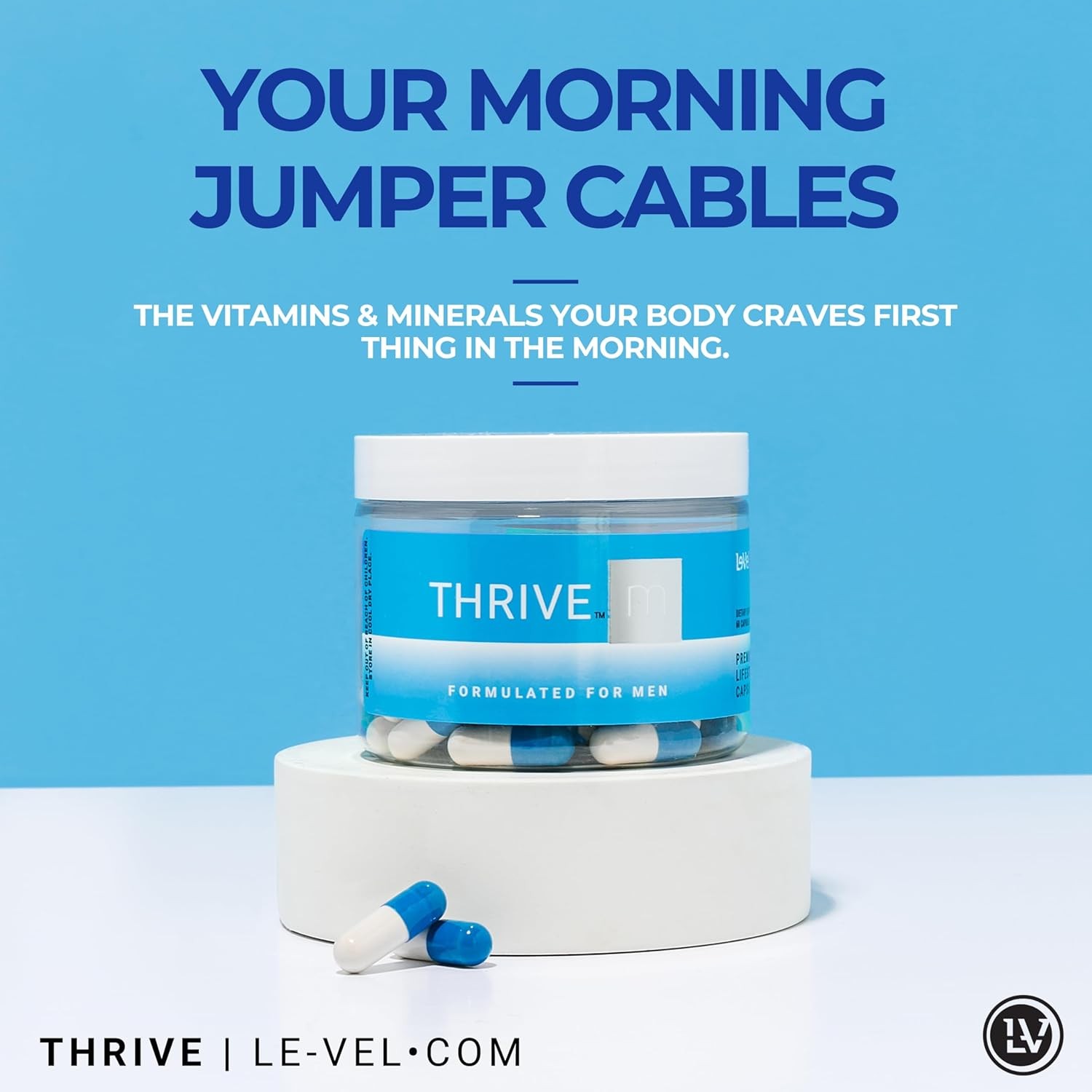 Le-Vel Thrive M Premium Lifestyle Capsules for Men ?V (1 Bottle (60 Servings))