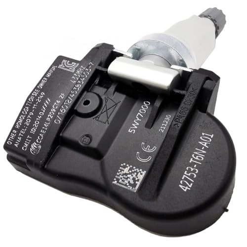Programmed Tire Pressure Monitoring System (TPMS) Sensor 42753-T6N-A01 X4