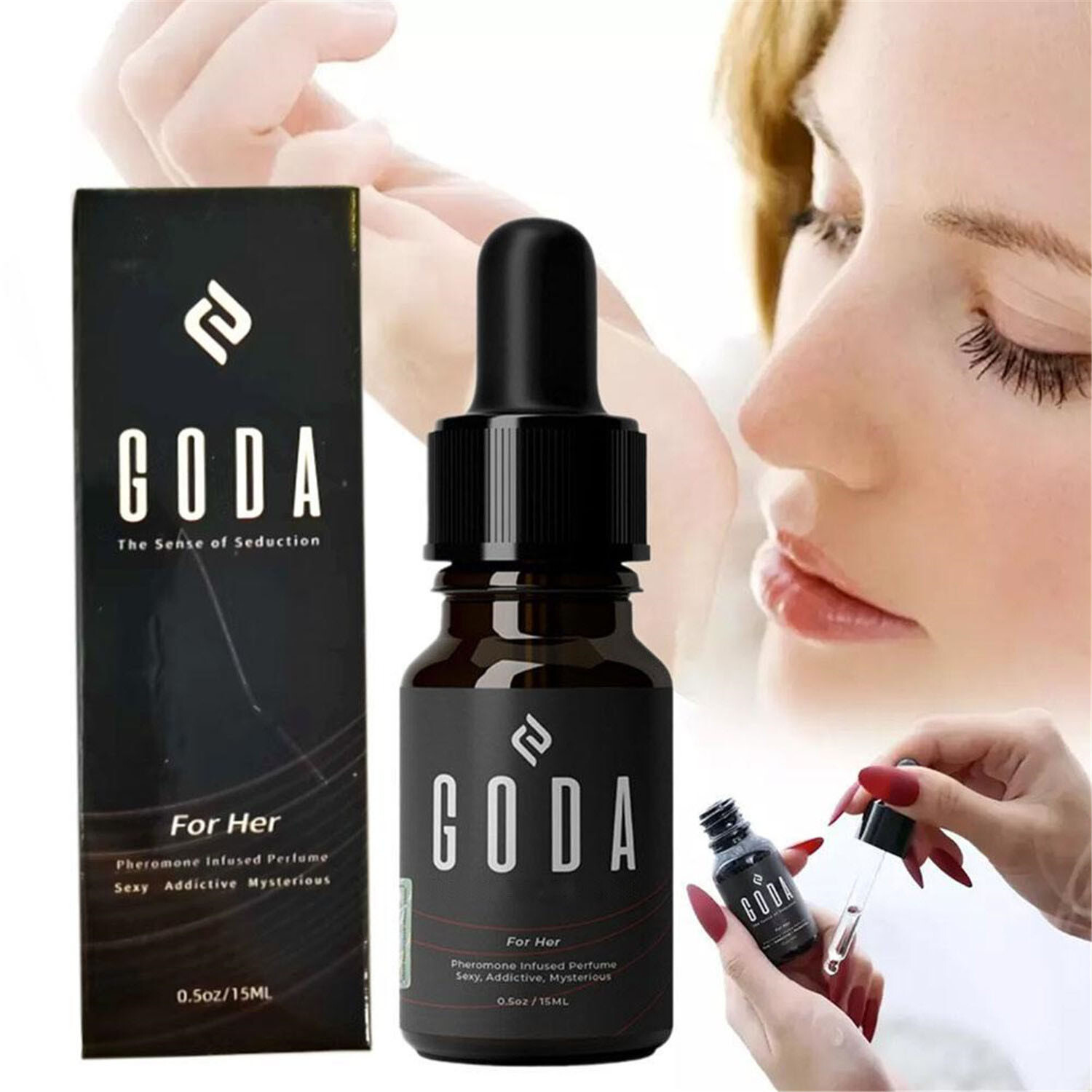 GODA For Her Pheromone Perfume For Women Long-Lasting | Jasmine&Rose |15ml US🔥