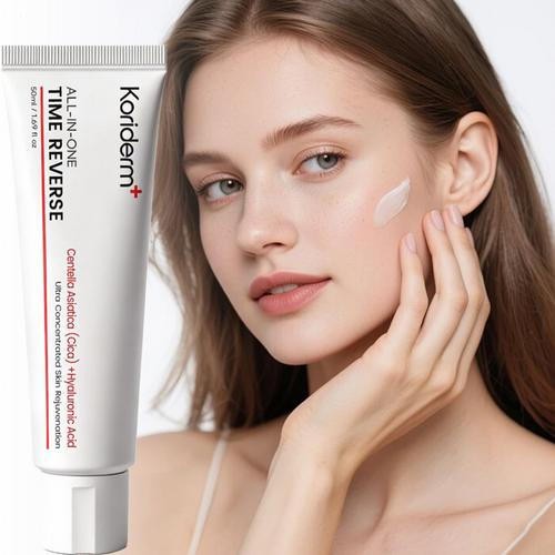 Koriderm Time Reverse Cream, 50ml Soothing Nourishing Lotion For All Skin Types
