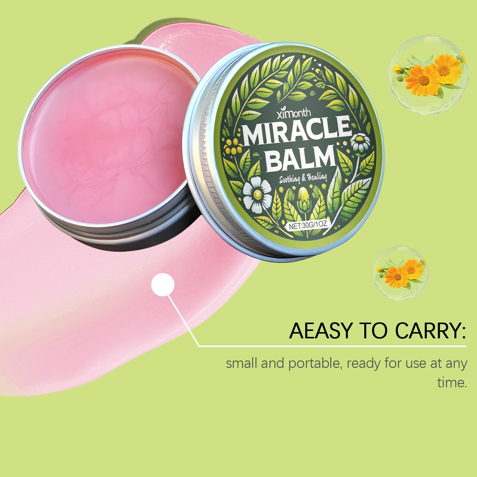 2PCS-Miracle Balm,Soothing Joint Cream for Back,Hands,Feet and Body Cream