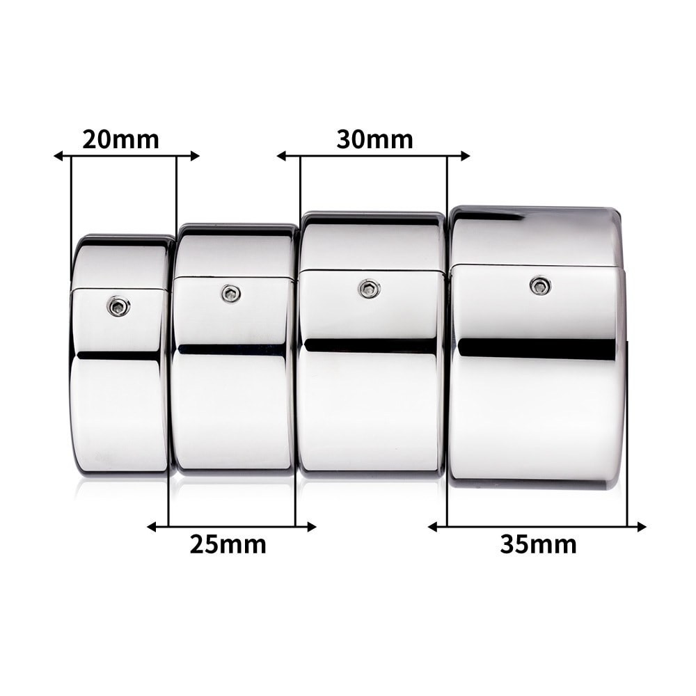 Stainless Steel Penis Ball Stretcher Scrotum Ring Pendant Weight for Male Delay