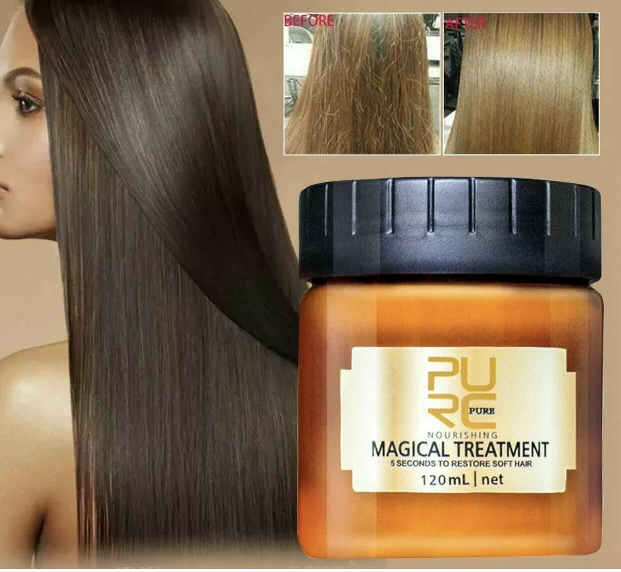 Magical Hair Treatment Mask Tonic Keratin Hair 5 Sec Repairs Damage Restore Hair
