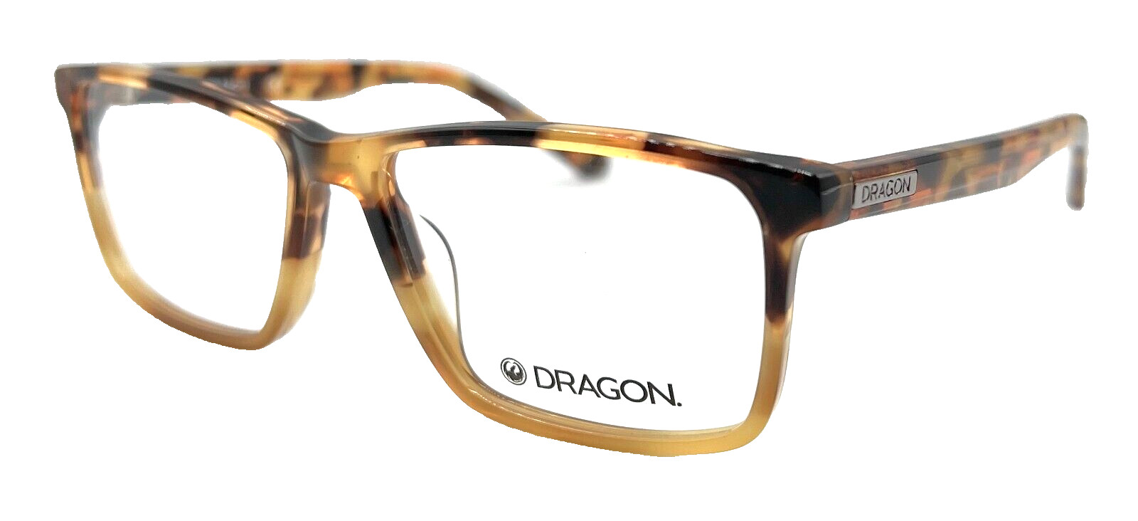 AUTHENTIC & NEW – DRAGON DR2033 280 54/15/145 – CAMEL TORTOISE EYEGLASSES & CASE