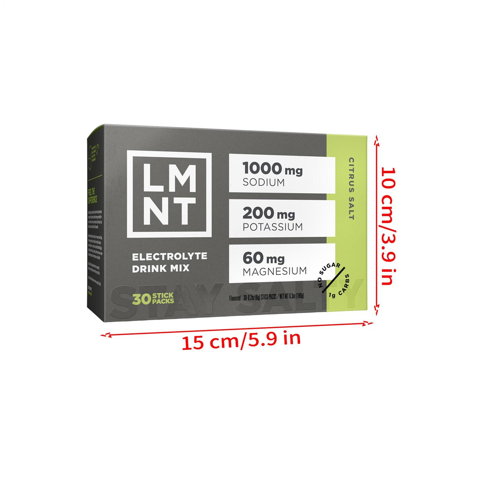 LMNT Electrolytes: 30-Pack Citrus Salt | NEW | ZERO-Sugar