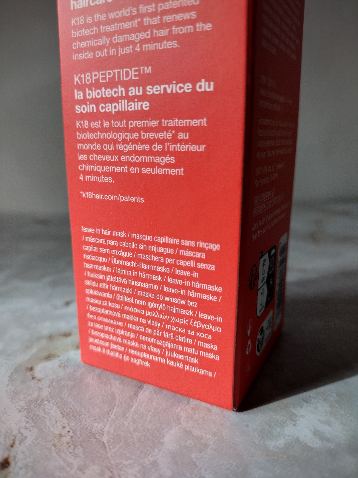 K18 Biomimetic Hairscience Leave-in Molecular Repair Hair Mask 50ml NEW & SEALED