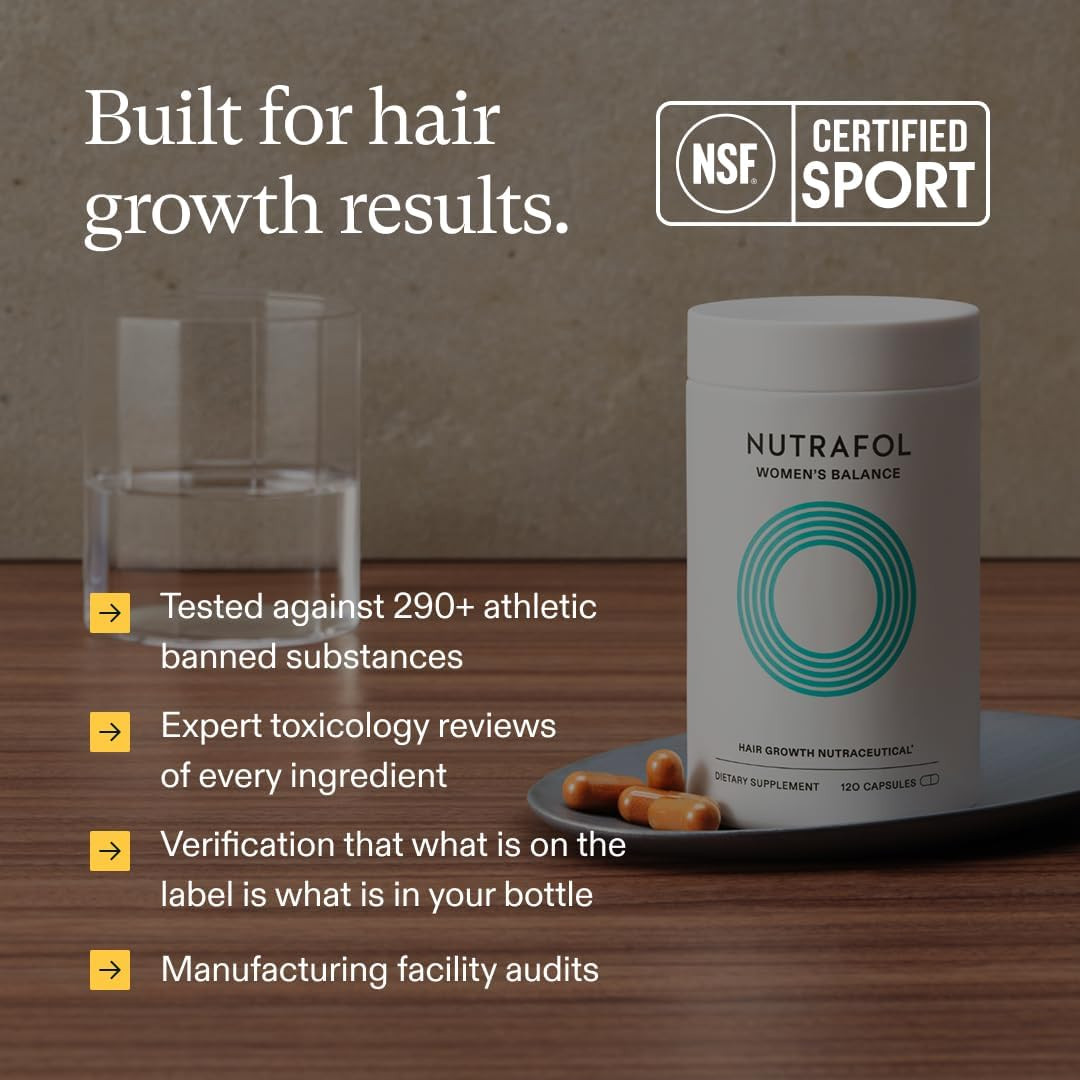 Nutrafol Women’S Balance Hair Growth Supplements, Ages 45 and Up, Clinically Pro