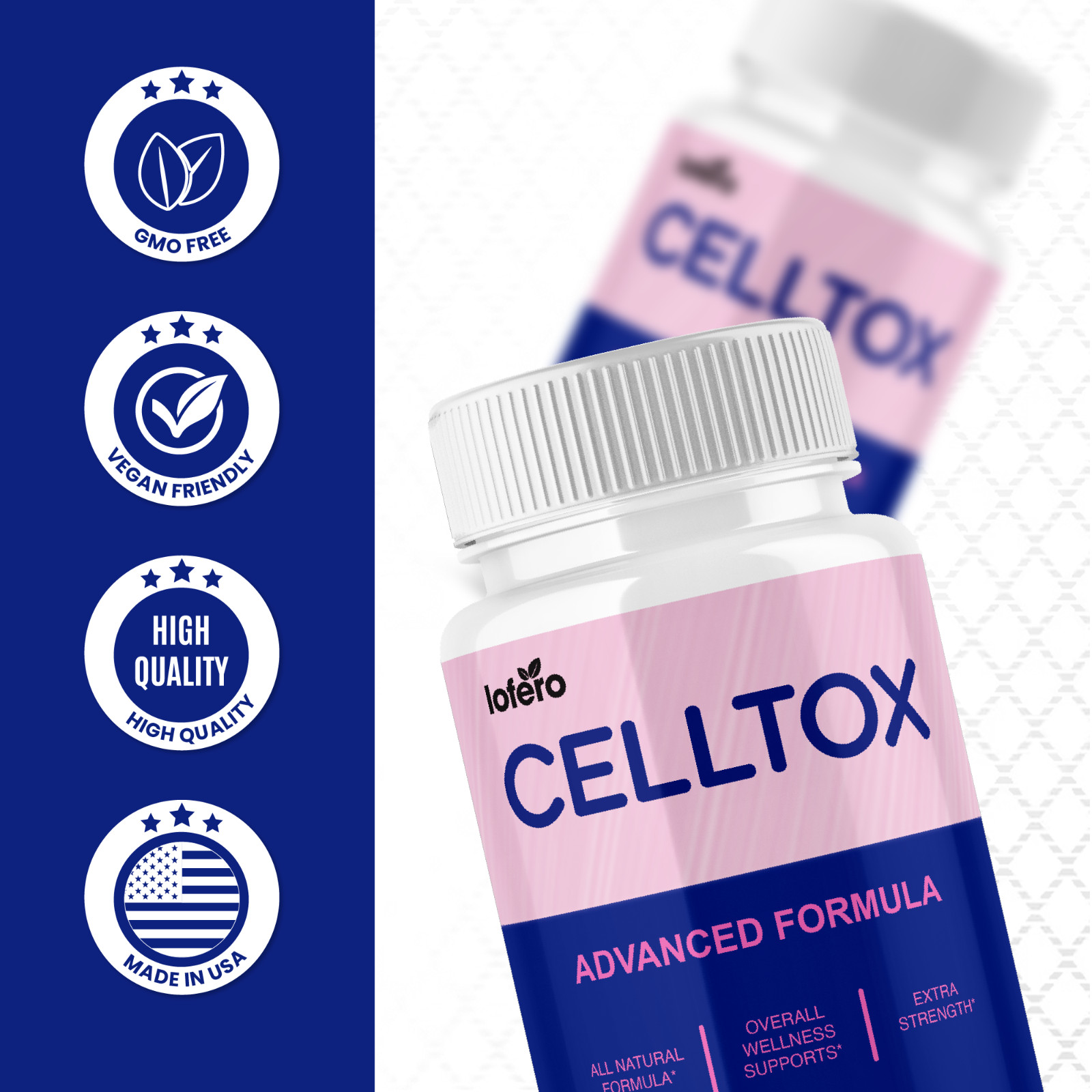(5 Pack) CellTox Capsules, Cell Tox Gut and Digestive Support (300 Capsules)
