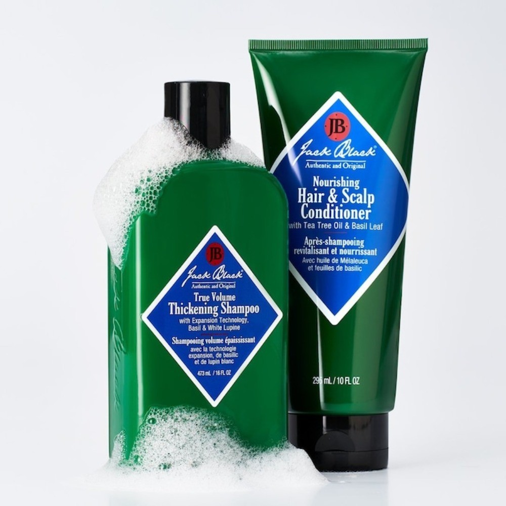 Jack Black NIB 100% Authentic True Volume Thickening Shampoo 16 oz / 473 mL