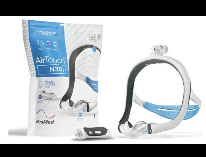 AirTouch N30i Factory Sealed: headgear + foam cushions (sw, m) + fabric frame