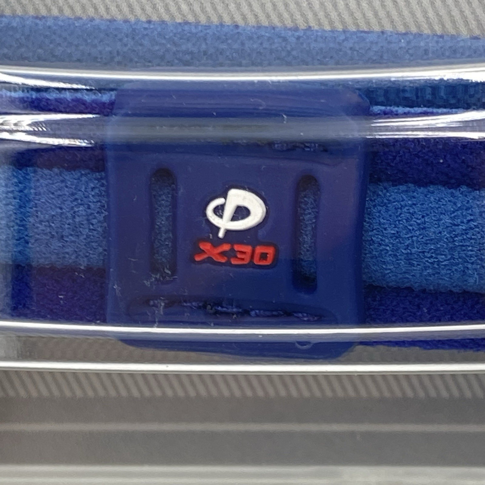 Phiten X30 Edge AQUA TITANIUM Health Bracelet 6-3/4” (17cm) Blue Made In Japan.